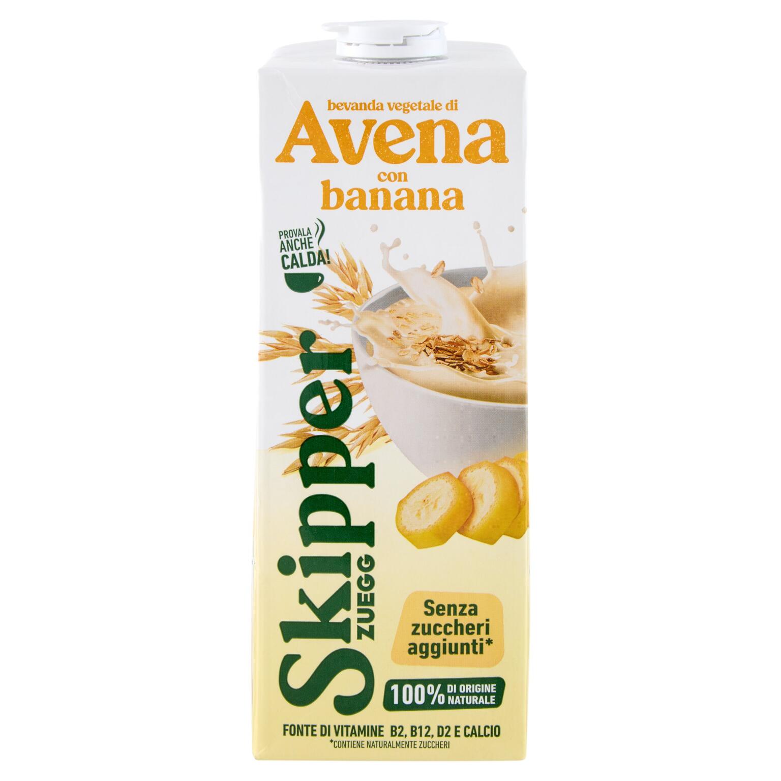 Bevanda Vegatale Avena con Banana 1l Skipper Zuegg