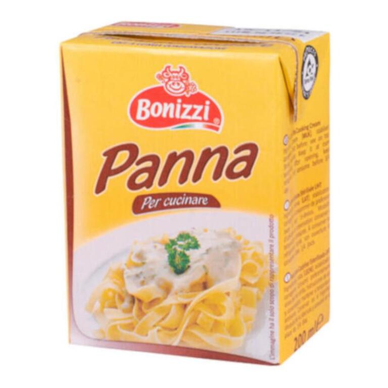 Panna da cucina uht brik 200ml Bonizzi