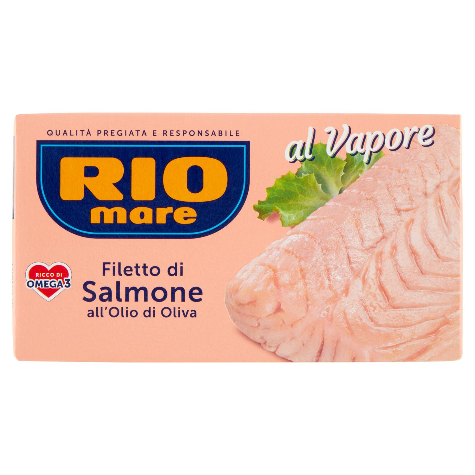 Filetto di salmone olio oliva 150g Rio Mare
