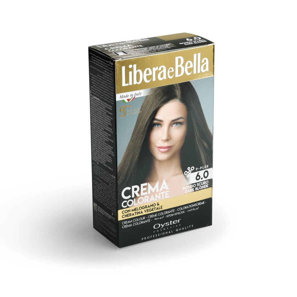 Kit colore Biondo Scuro 6.0 da 140ml Libera & Bella