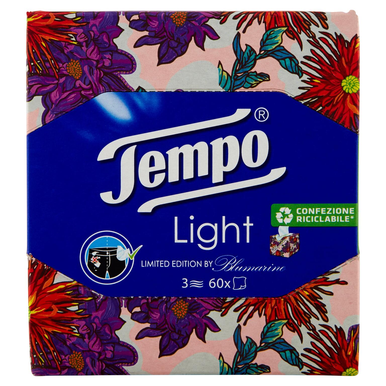 Fazzoletti Tempo Box light 60pz