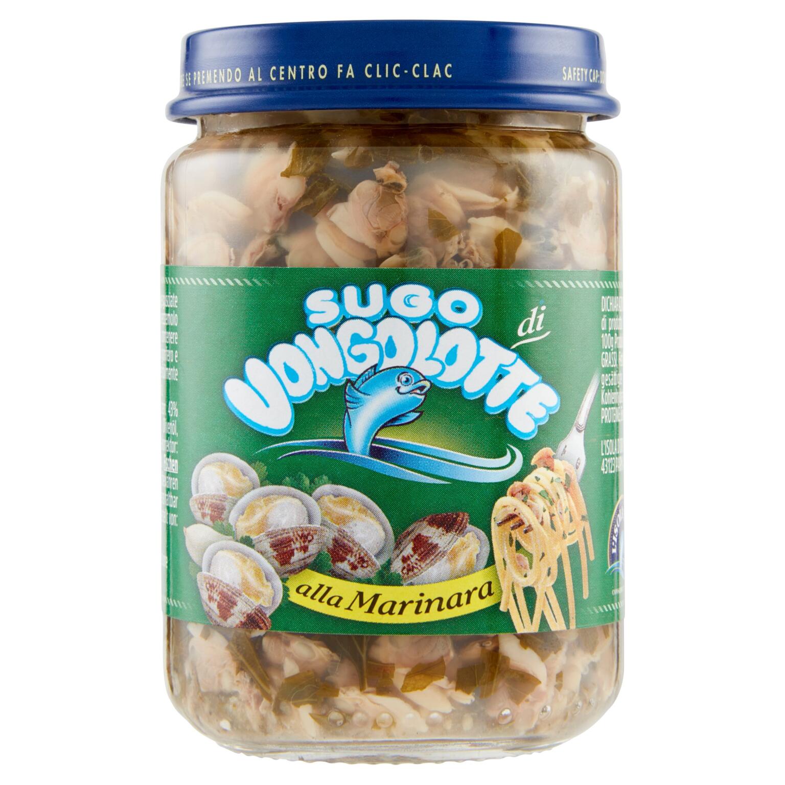 Sugo di vongolotte alla marinara 130g L'Isola D'Oro
