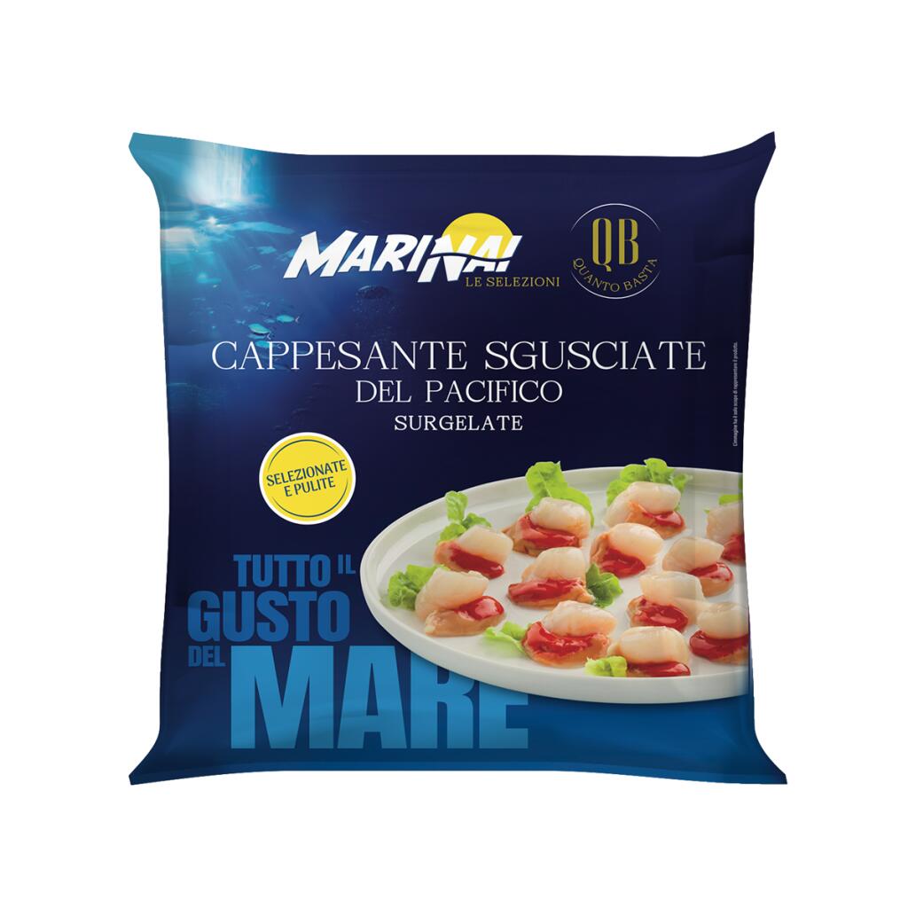 Cappesante Sgusciate del Pacifico 20/40 surgelate 180g Marinai