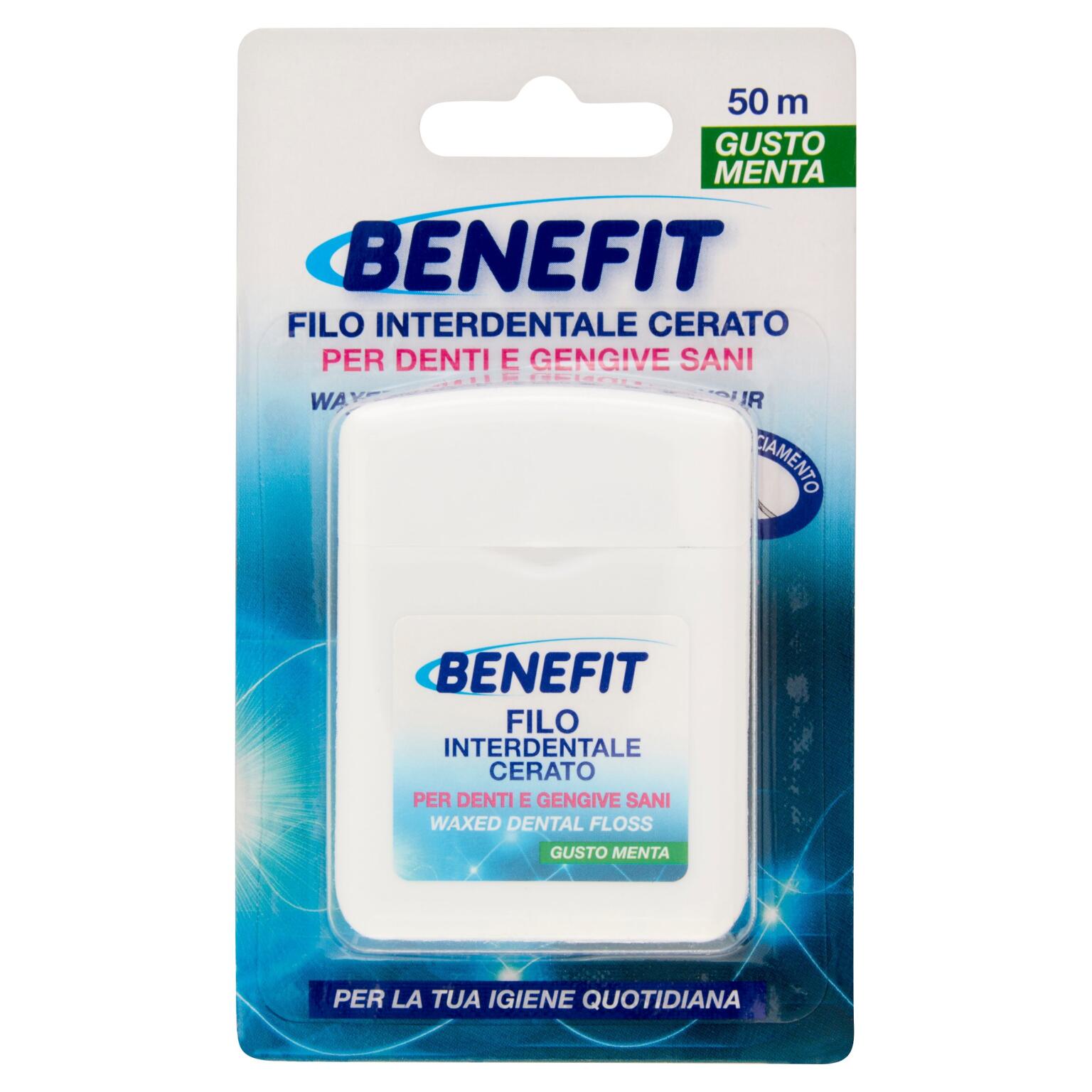 Filo interdentale cerato gusto menta 50m Benefit