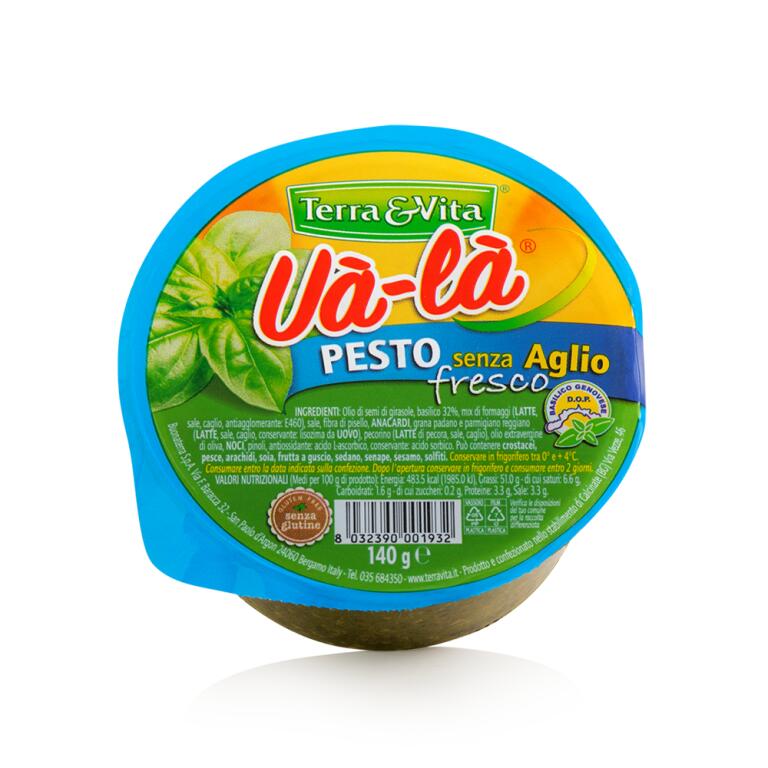 Pesto fresco senza aglio 140g Terra&Vita