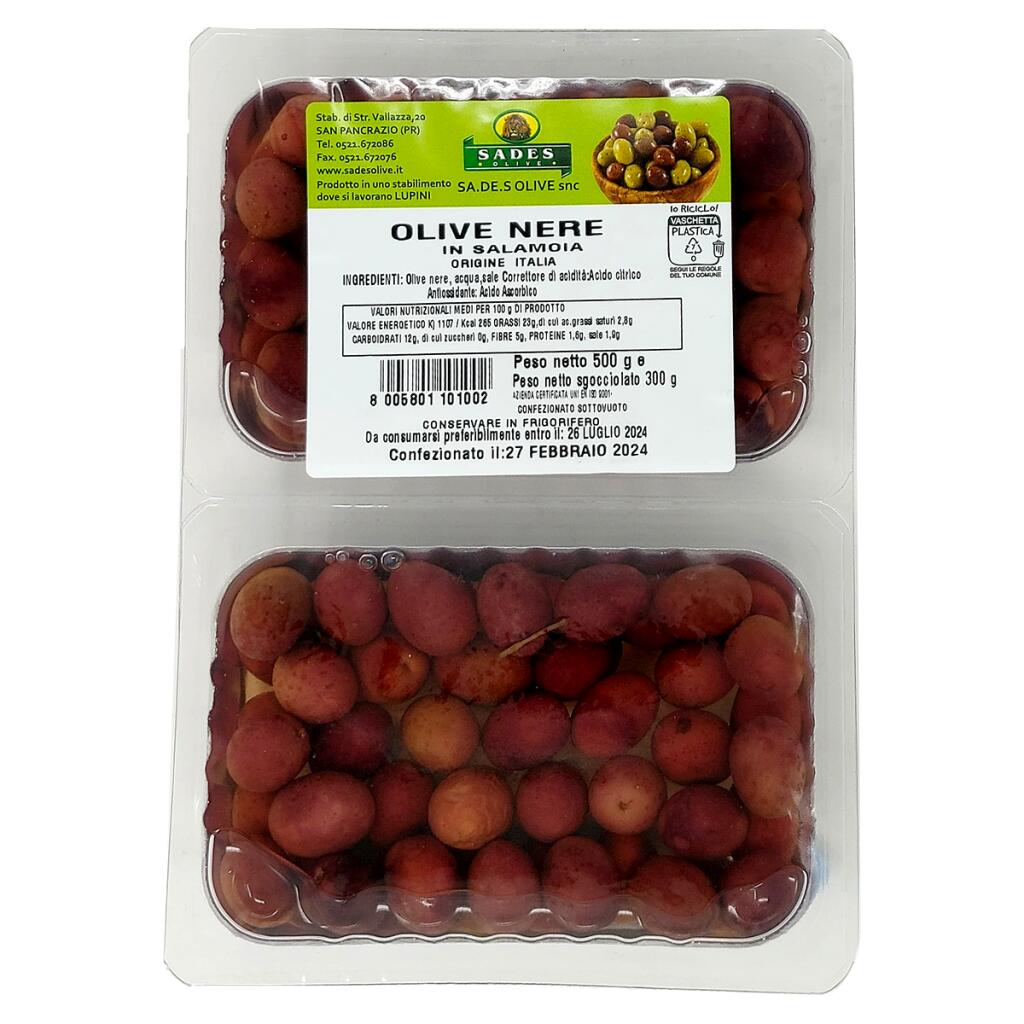 Olive nere in salamoia 300g