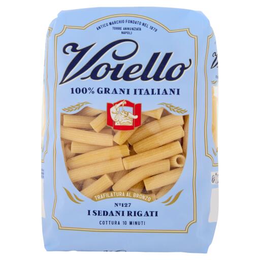 Sedani rigati pasta di semola di grano duro trafilata al bronzo n°127 500g Voiello