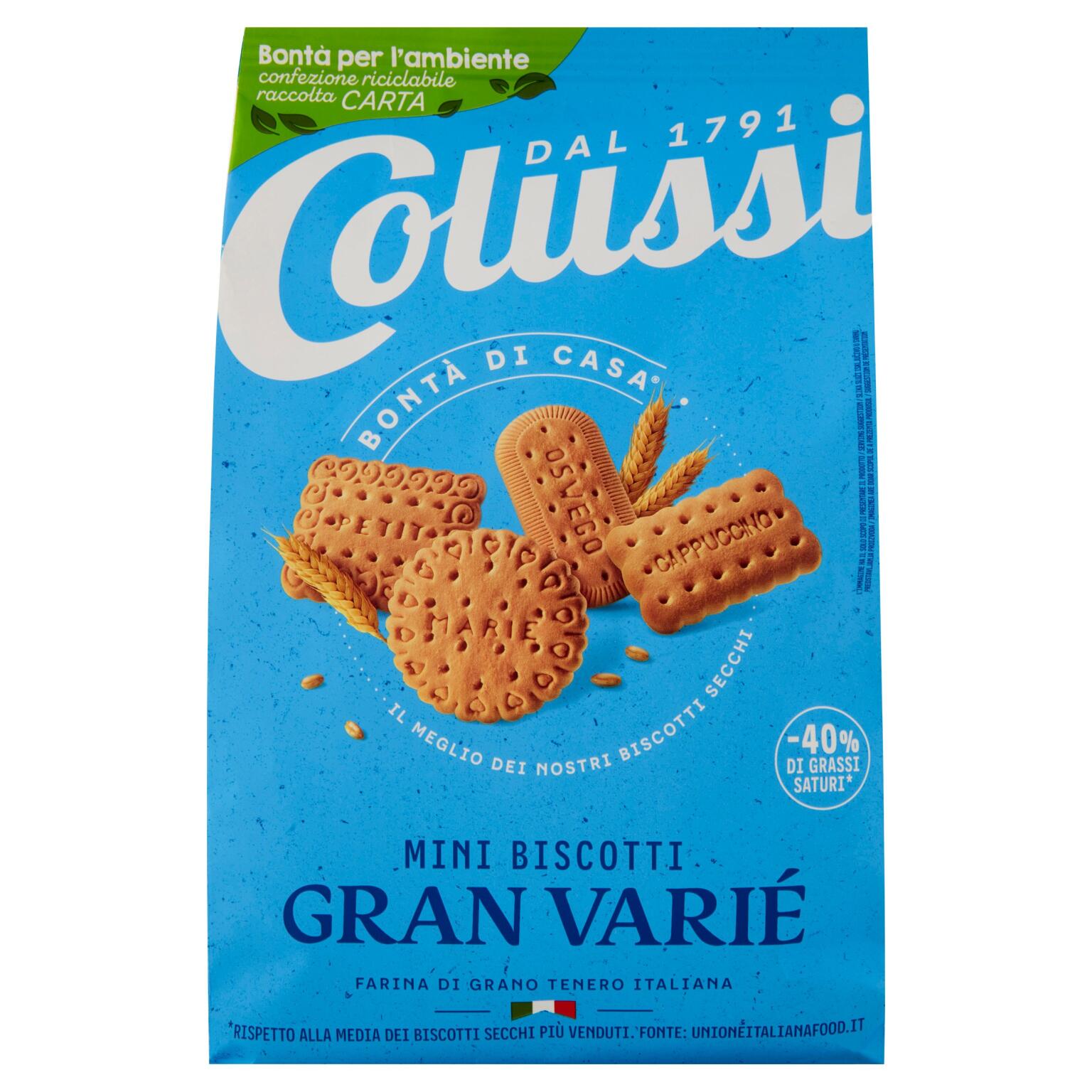 Biscotti gran variè 650g Colussi