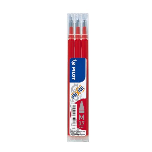 3 Penne Cancellabili Refill Rosse Frixion Ball
