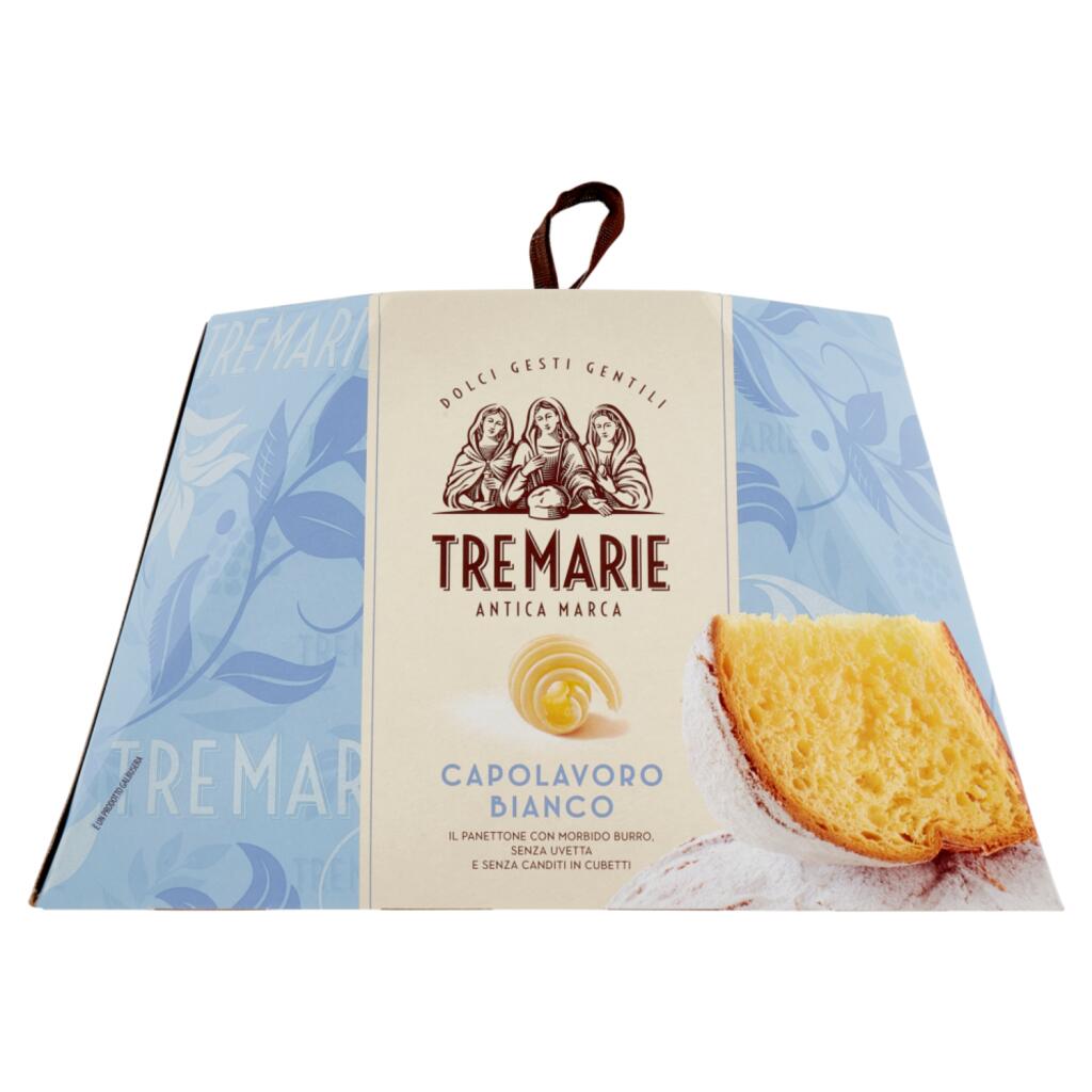 Panettone Il Capolavoro Bianco 800g TreMarie