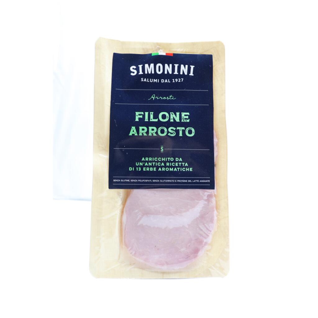 Filone arrosto affettato 180g sottovuoto 3 fette Simonini