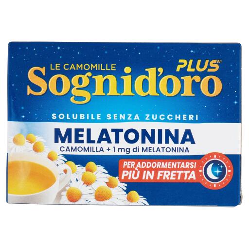 Camomilla con melatonina 16 bustine Sogni D'oro
