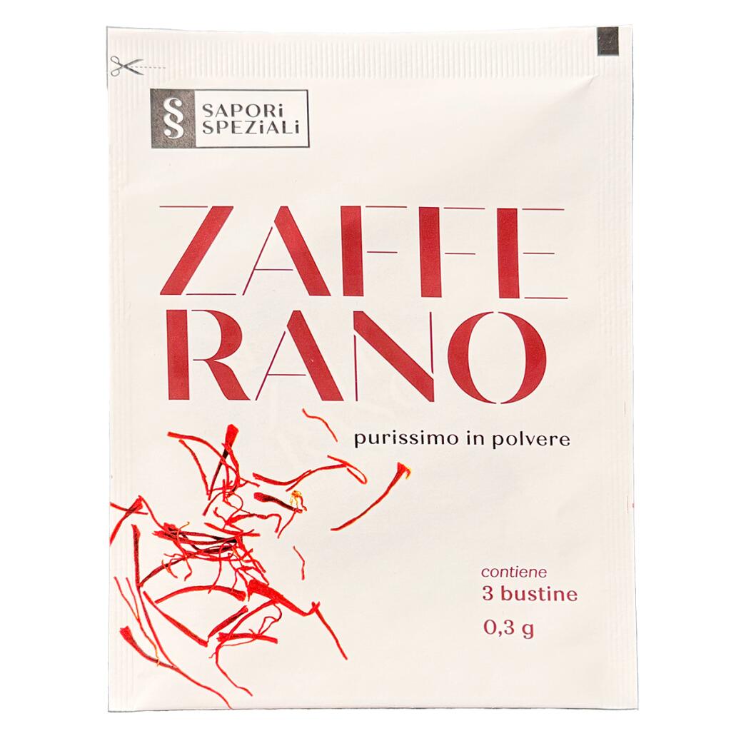 Zafferano 3 buste da 0,3grammi Sapori Spez.