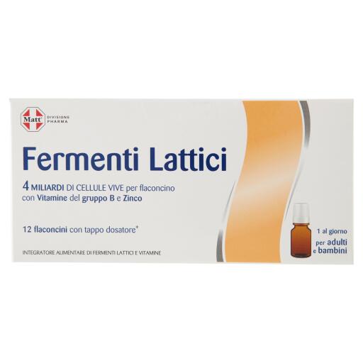 Fermenti lattici in conf. da 12 flaconcini
