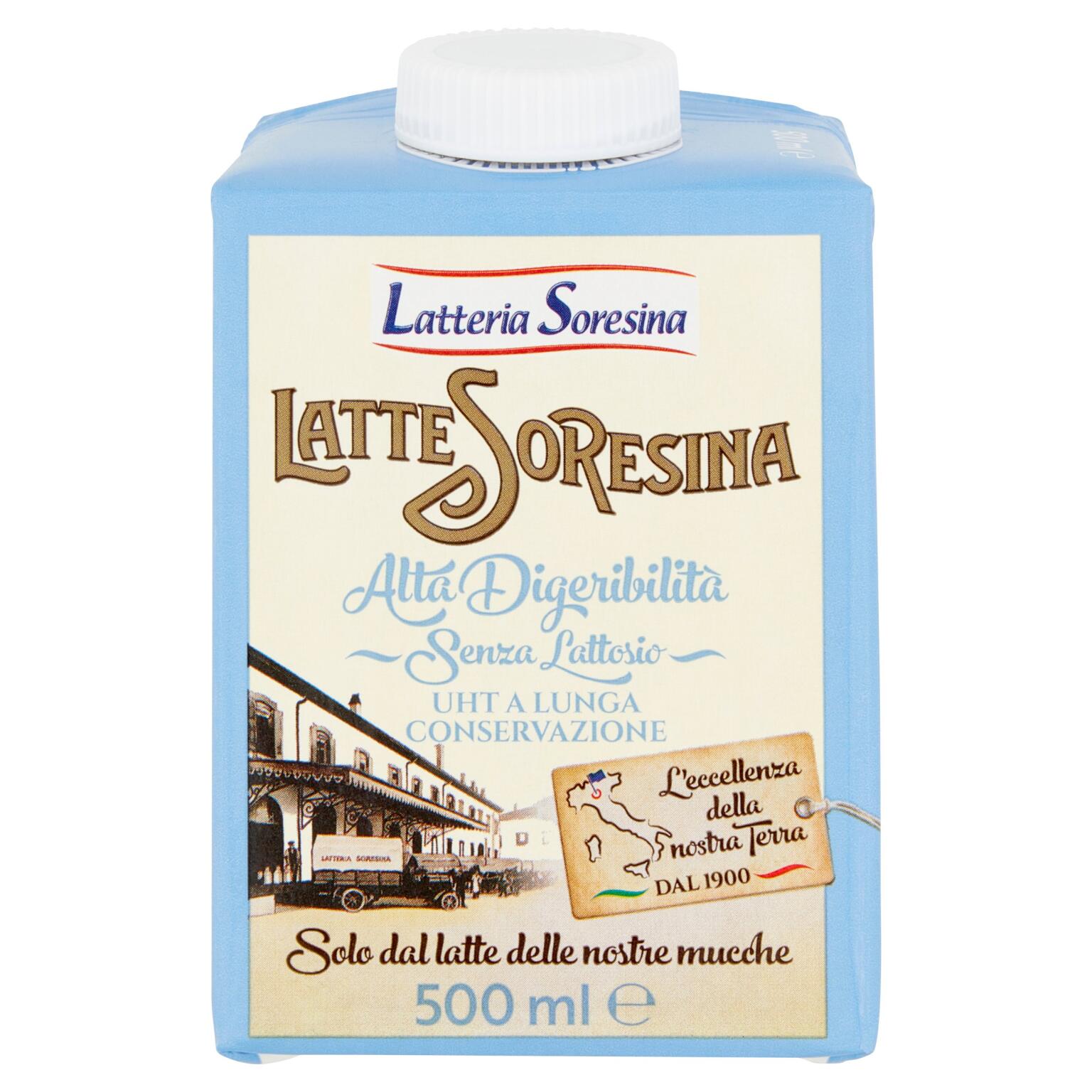 Latte Uht alta digeribilità 50cl senza lattosio
