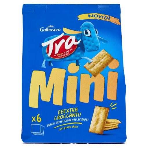 Tra mini snack con grano duro 6x30g Galbusera