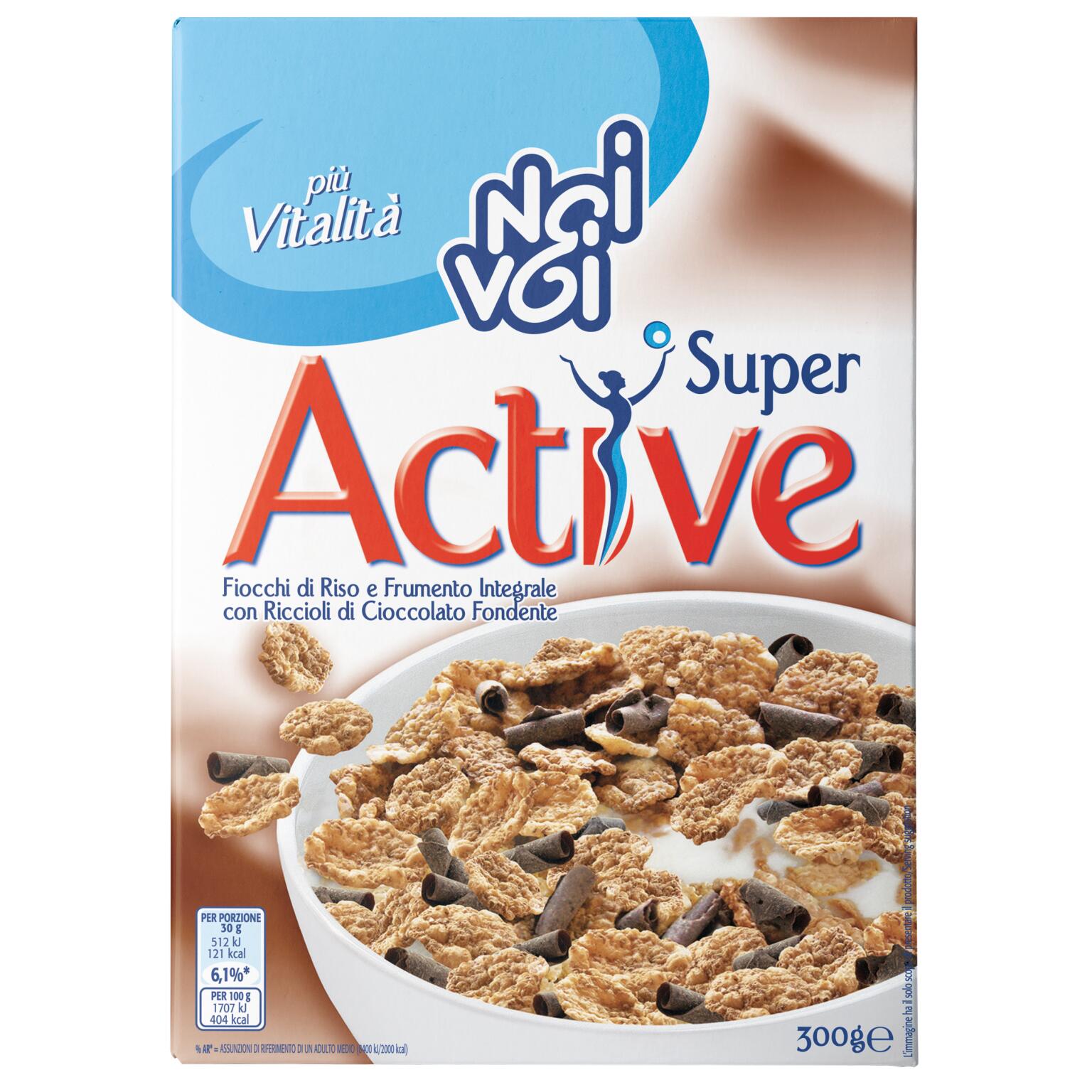 Active cereali cioccolato 300g Noi&Voi