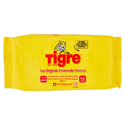 Fettine emmentaler Svizzero 14 pezzi 280g Tigre