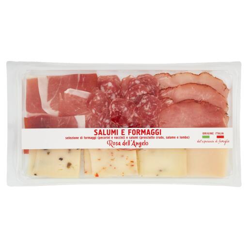 Salumi&Formaggi a fette 130g Rosa dell'Angelo