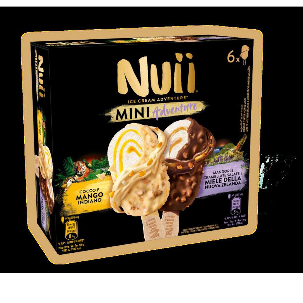Mini Nuii mix miele della Nuova Zelanda/cocco e   mango indiano da 264g