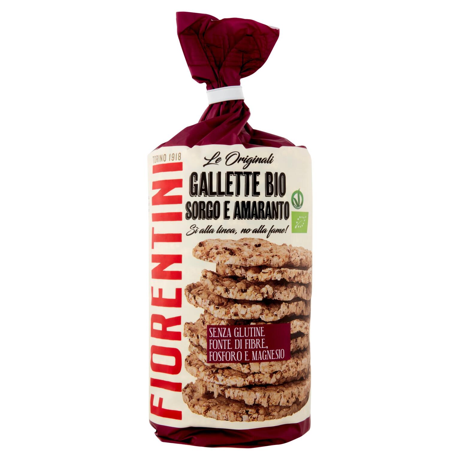 Gallette Sorgo e Amaranto e BIO 120g Fiorentini senza glutine