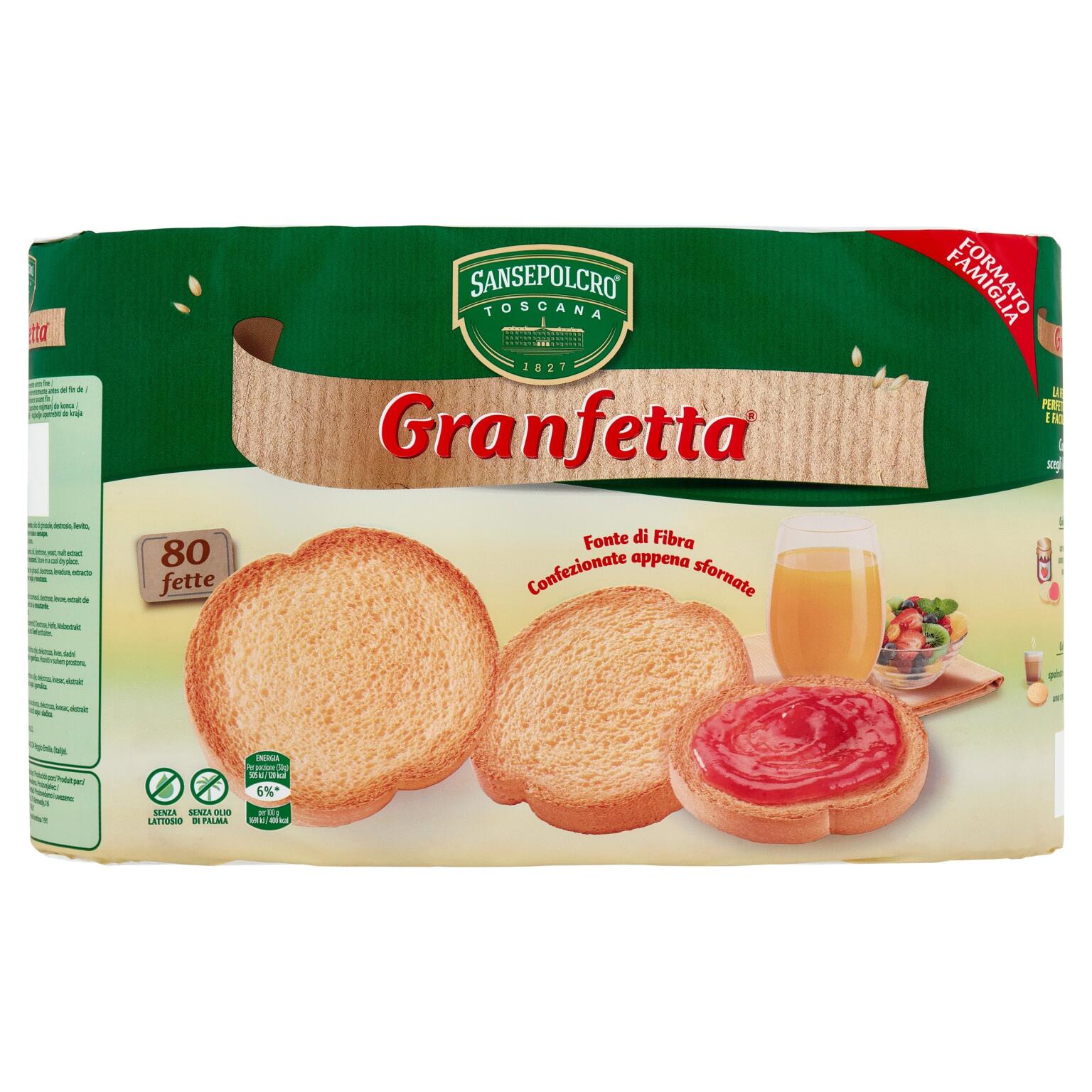 Granfetta dorata 600g 60+20 fette Delverde