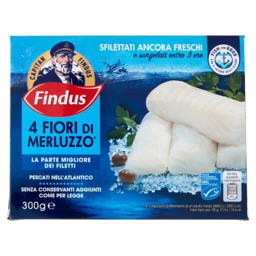 Fiori di merluzzo 4 pezzi 300g Findus