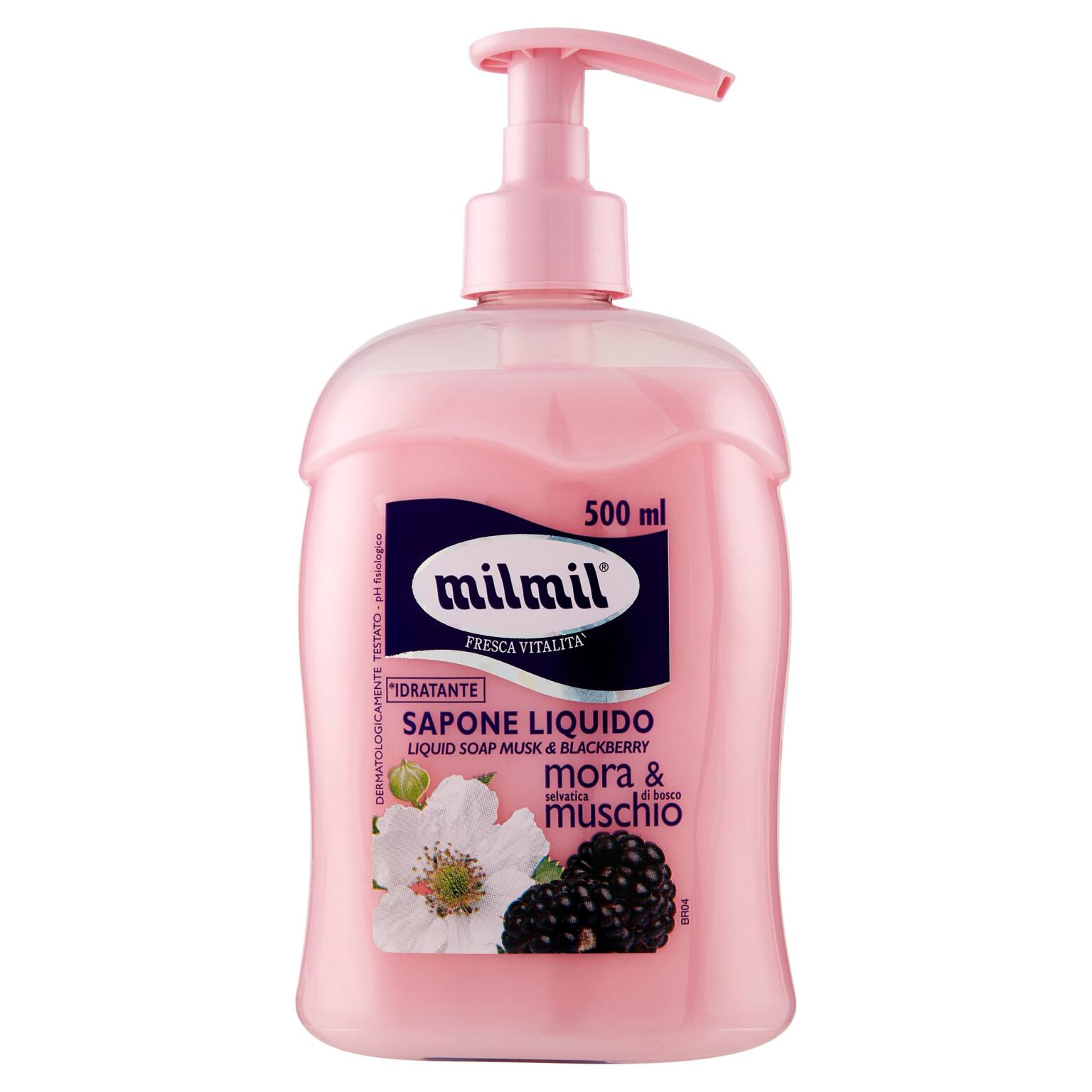 Sapone Liquido 500ml Mora&Muschio Mil Mil