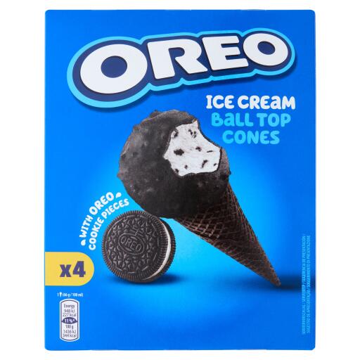 Cono ice cream Oreo confezione da 4pezzi 264g