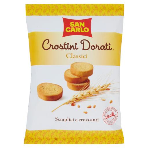 Crostini dorati gli autentici 75g San Carlo