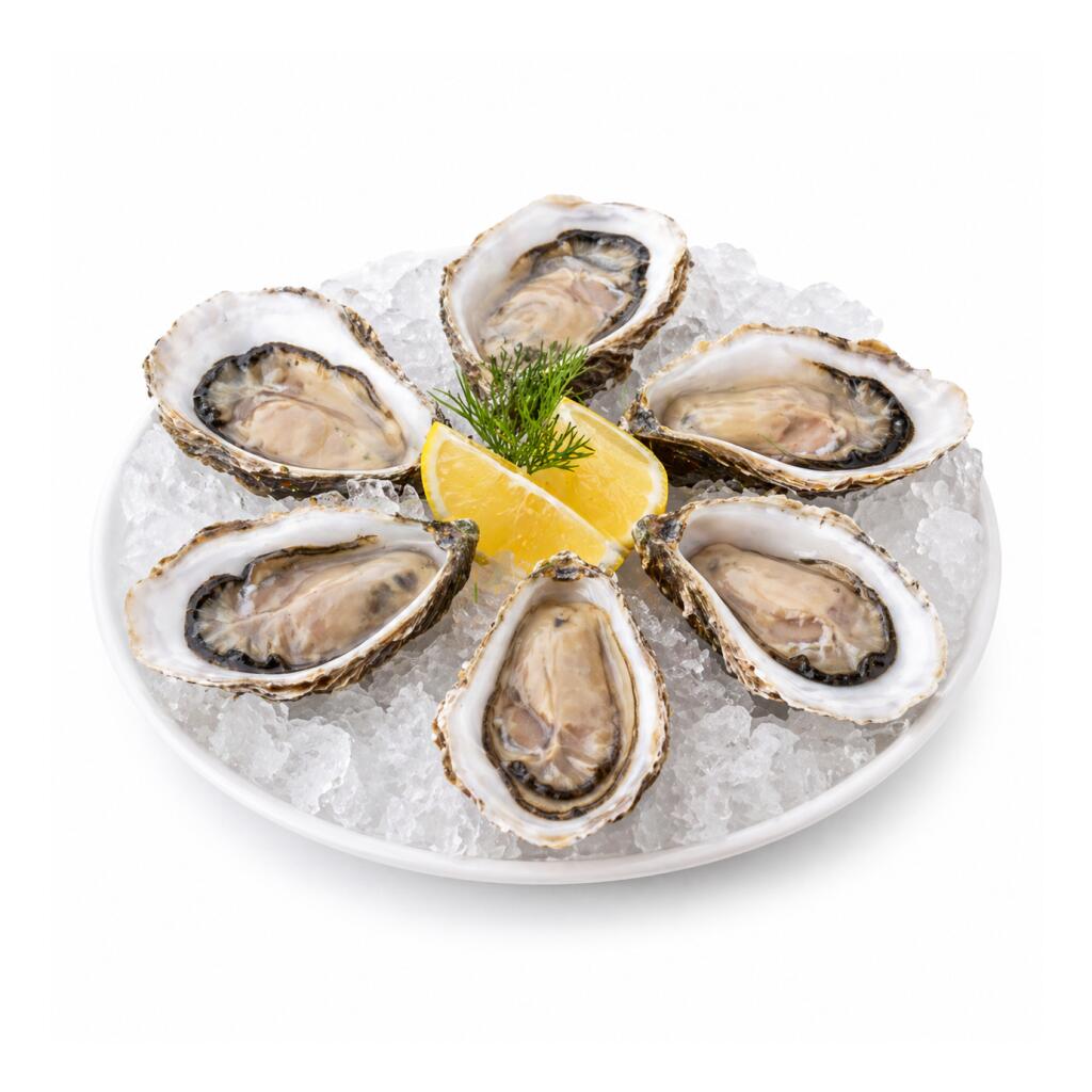 Ostriche concave 6/7 pezzi per confezione         francesi