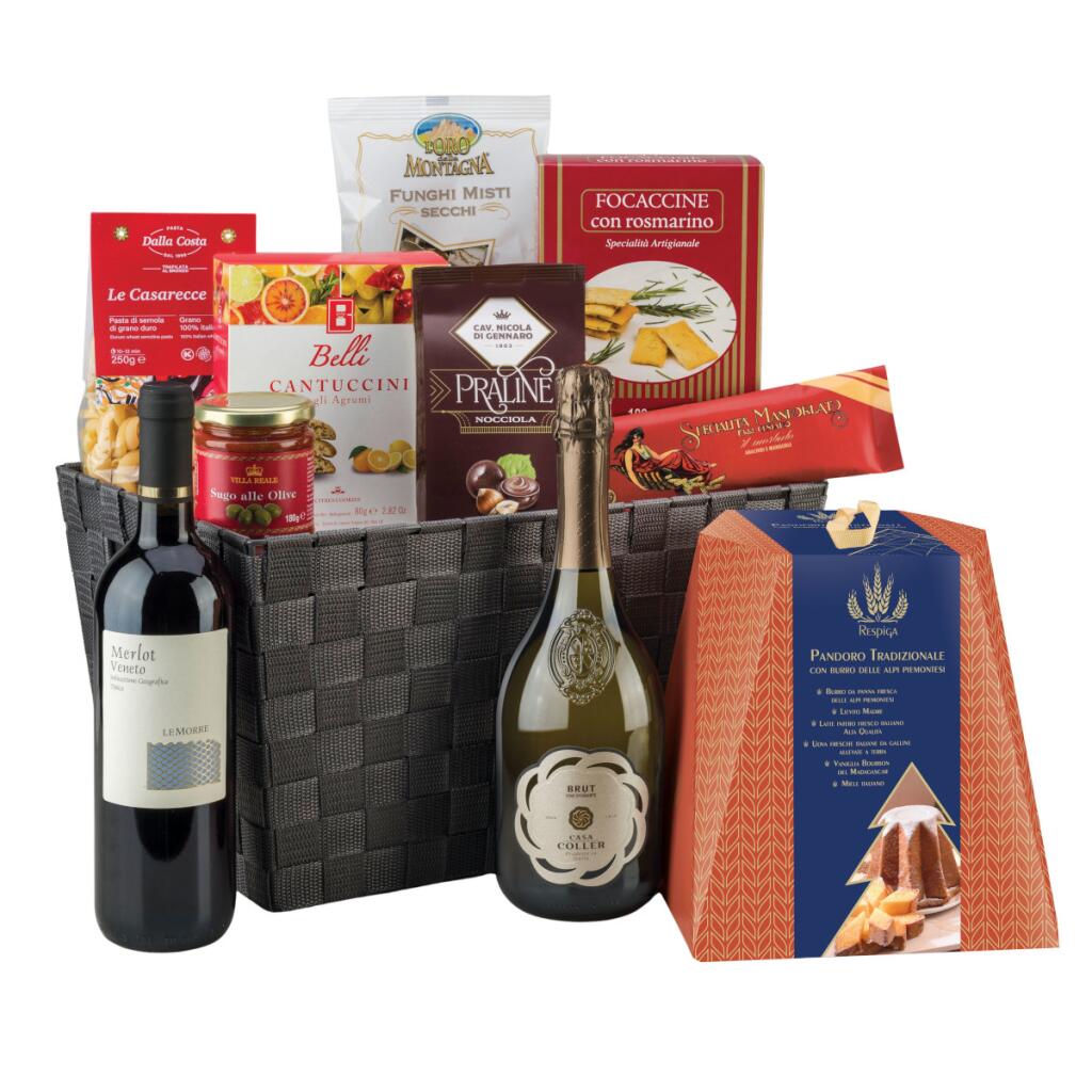 Cesto Natale Mosaico di Bontà 11pezzi Casella