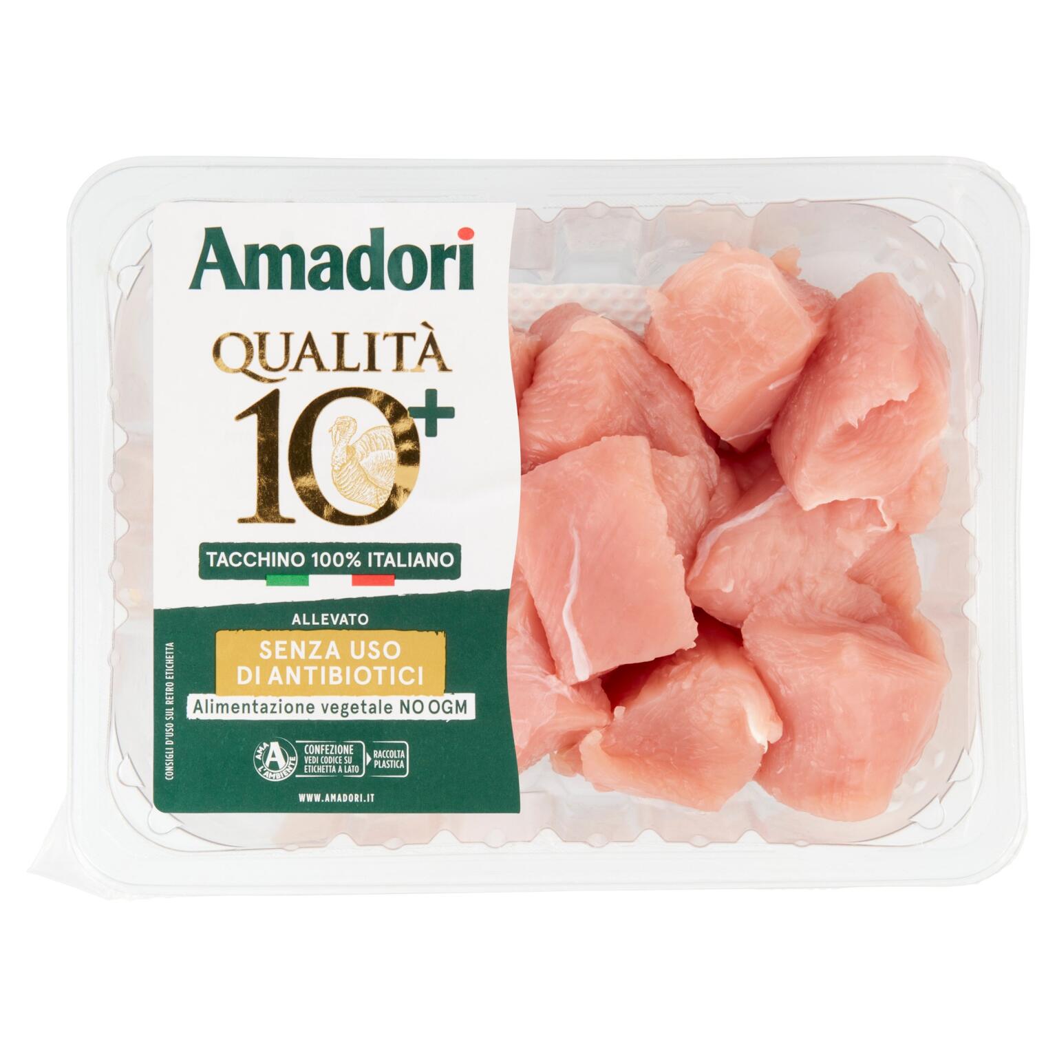 Bocconcini di fesa di tacchino 400g 10+ Amadori