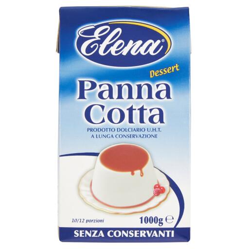 Panna Cotta a lunga conservazione in brik da 1l Elena