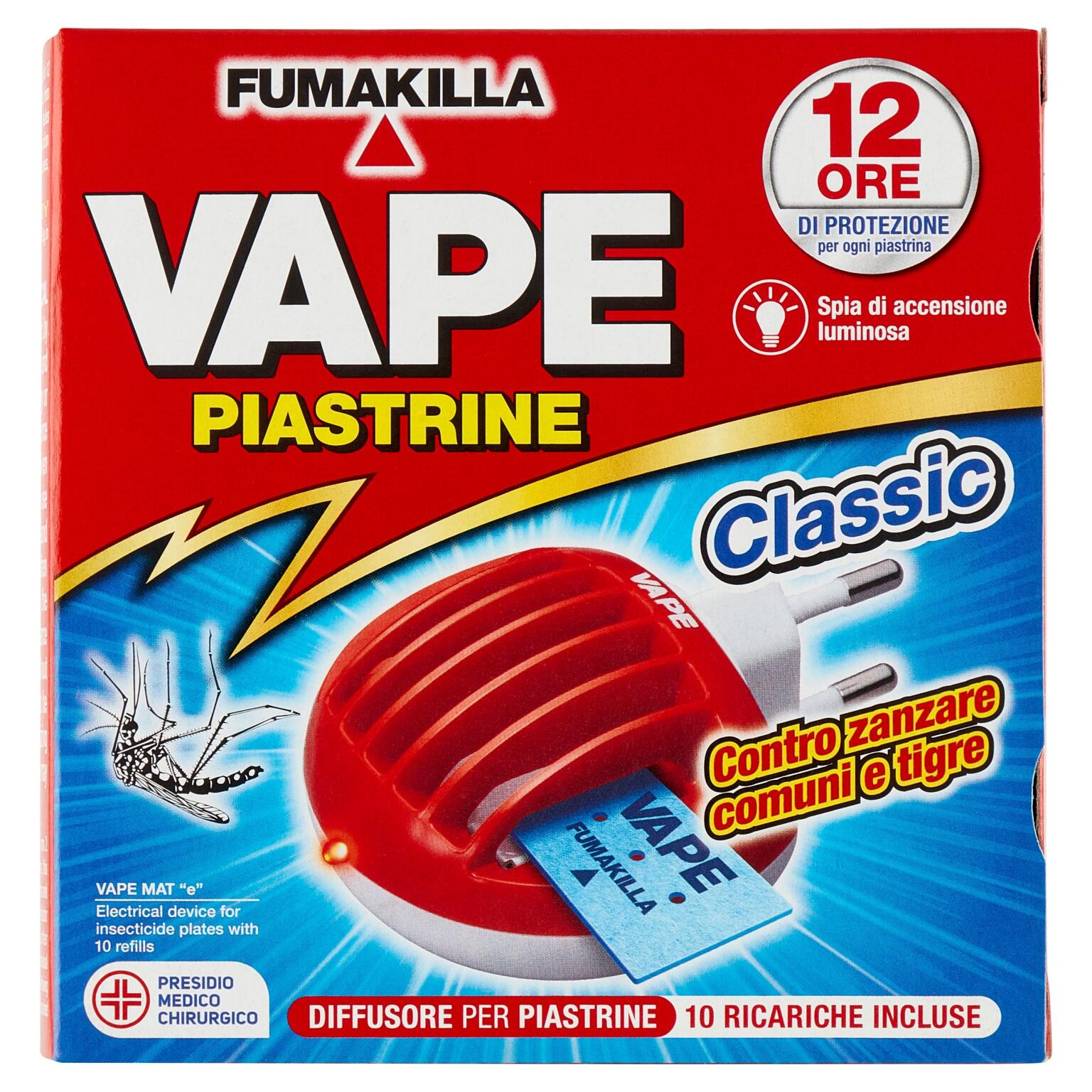 Elettroemanatore con spina e 10 ricariche Vape