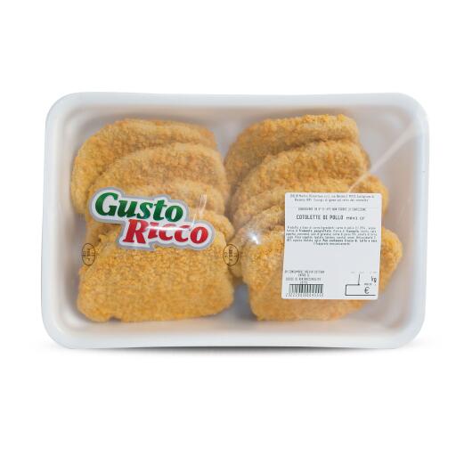 Cotolette di pollo gusto ricco 1,10kg