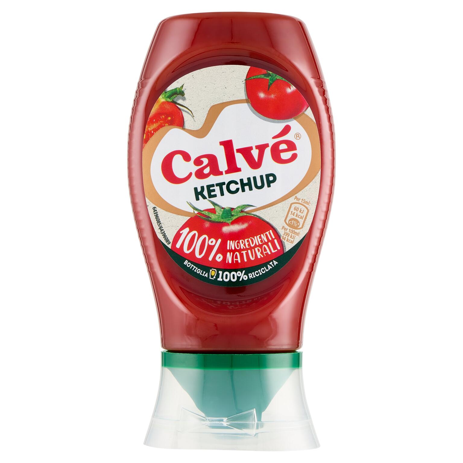 Ketchup top down 250ml Calvé