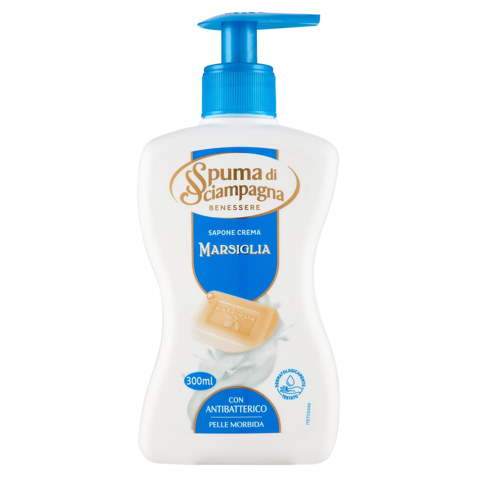 Sapone crema marsiglia 300ml Spuma di Sciampagna