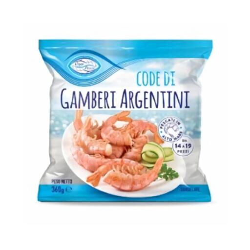Code di Gamberi Argentini in busta 360g Oggi Pesce