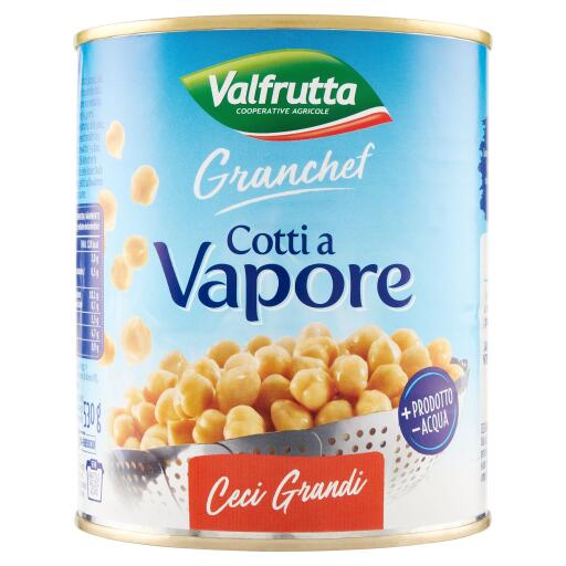 Ceci 610g Cotti a Vapore Gran Chef Valfrutta