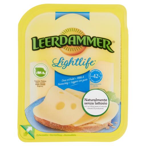 Fette lightlife 100g Leerdammer senza lattosio