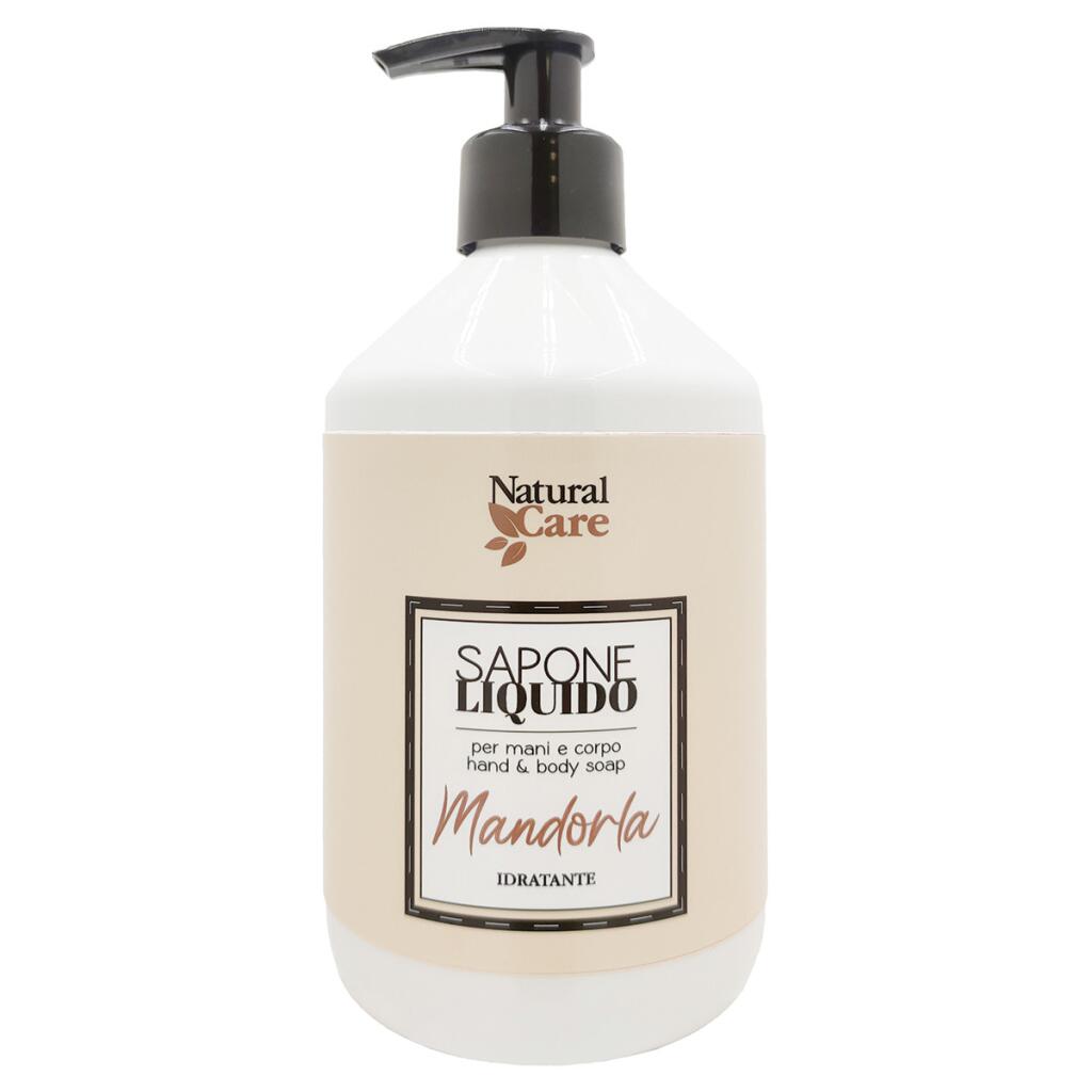 Sapone liquido alla mandorla da 500ml Natural Care