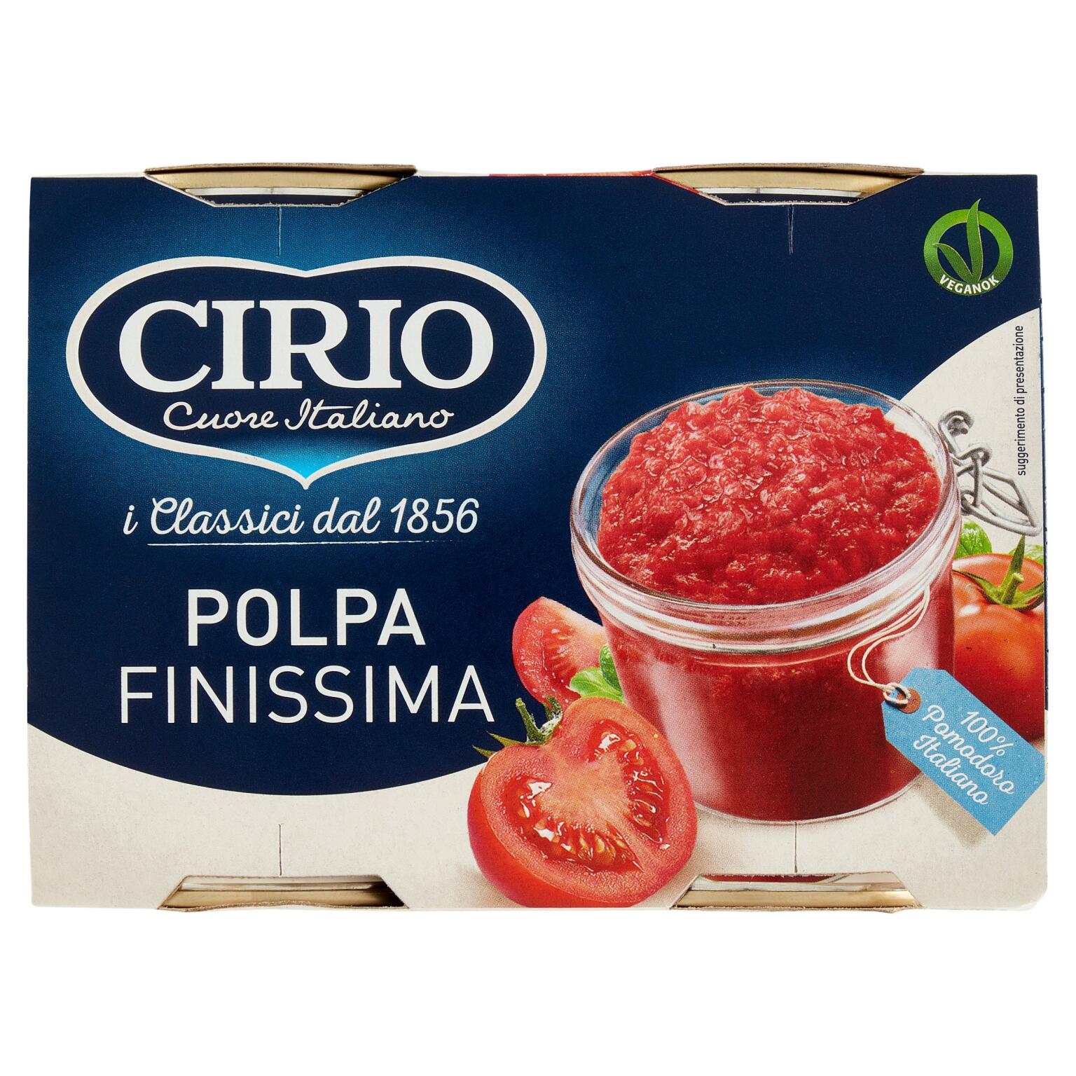 Polpa Finissima 2x400g Cirio