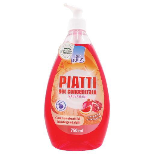 Detersivo concentrato in gel pompelmo e melograno da 750ml Miss kliny