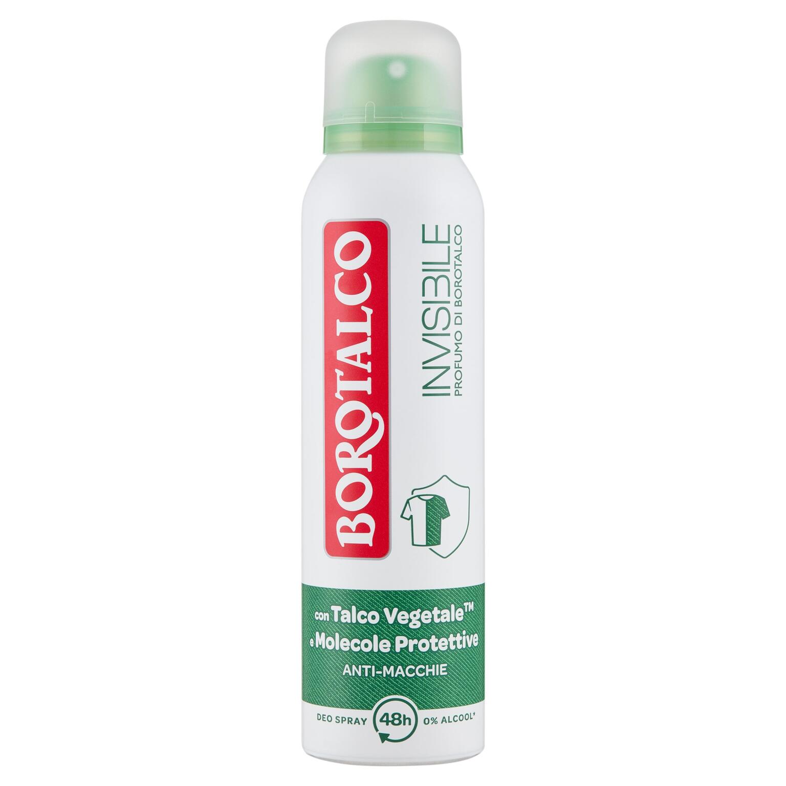 Deodorante Borotalco spray invisible verde 150ml