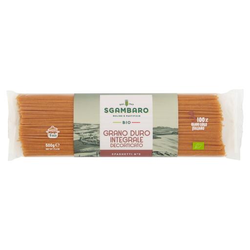 Pasta spaghetti integrali BIO 500g Sgambaro