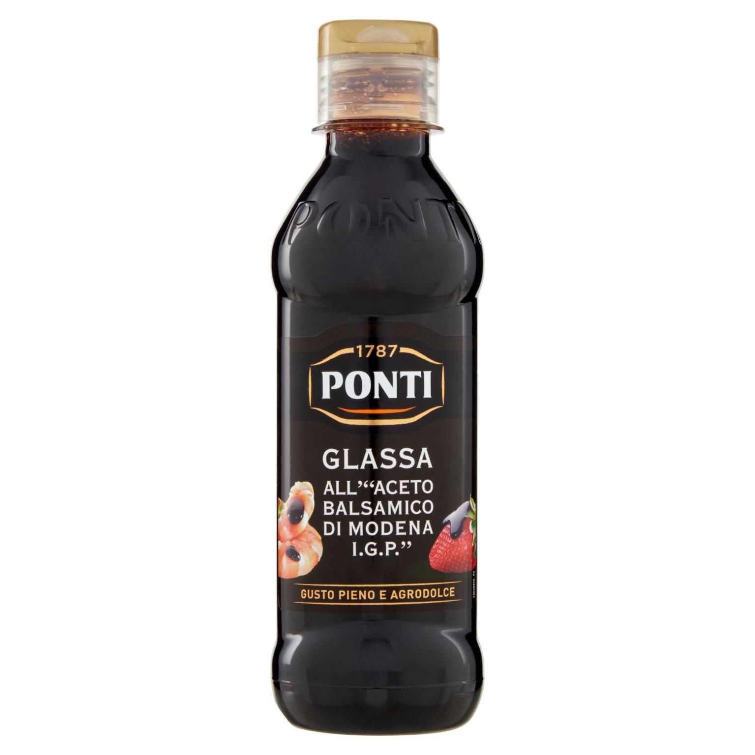 Glassa gastronomica all'aceto balsamico di Modena IGP 250ml Ponti