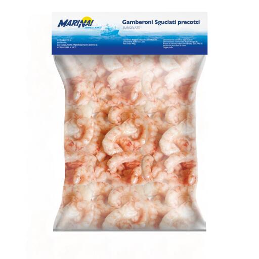Code gamberone scottate surgelate 31/40 da 400g Marinai