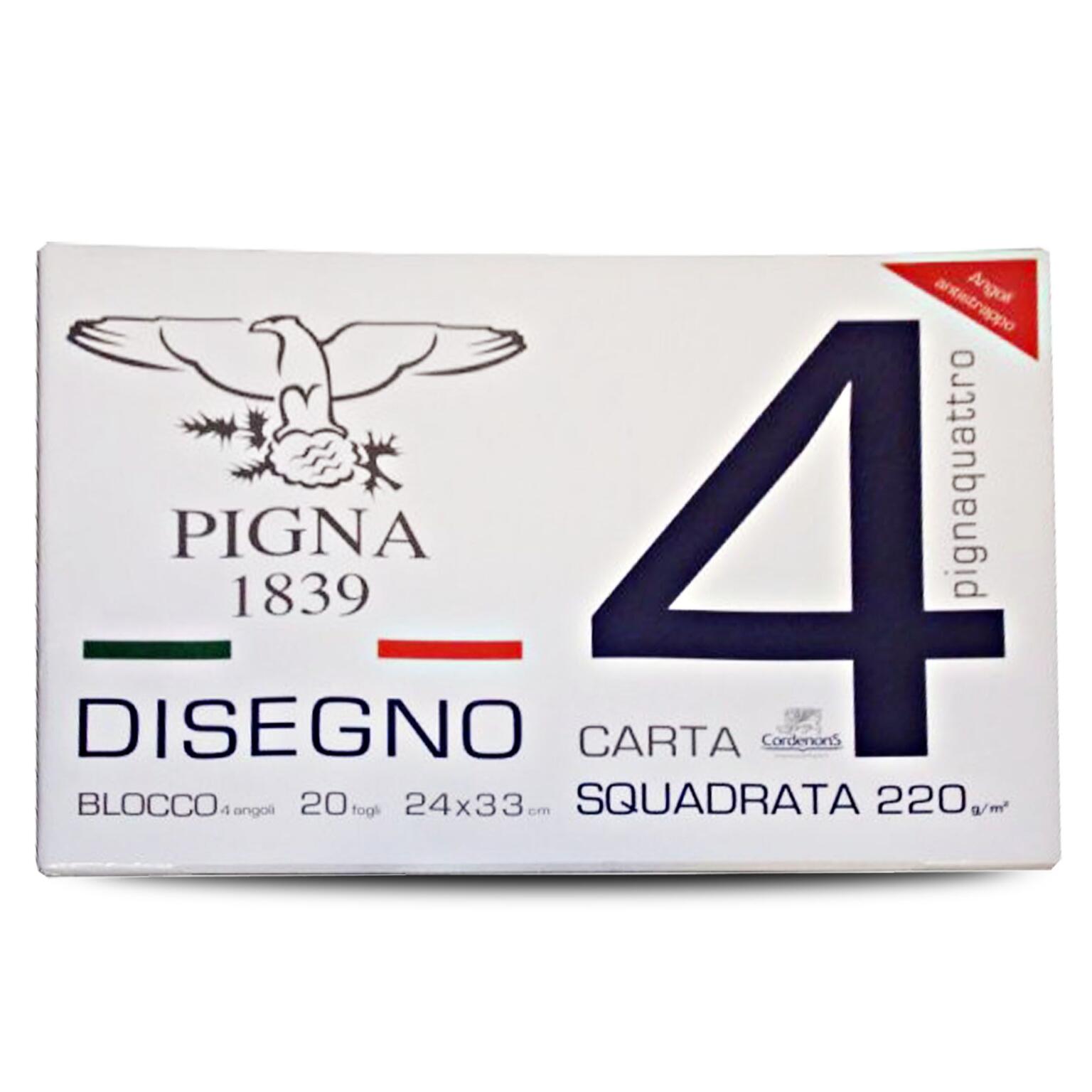 Blocco F4 24x33 ff20 squadrato Pigna