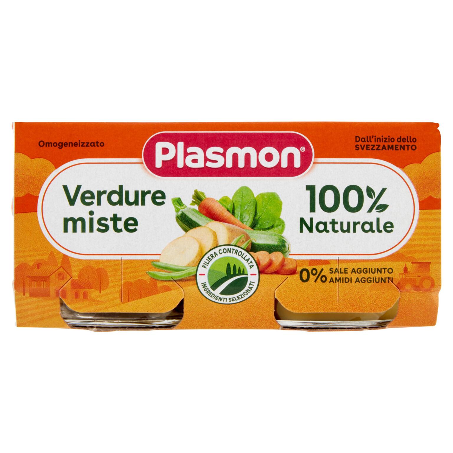 Omogeneizzato alle verdure miste 2x80g Plasmon
